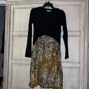 Zara leopard dress size m